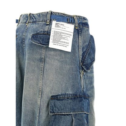 R13 Blue Cotton Jeans Denim