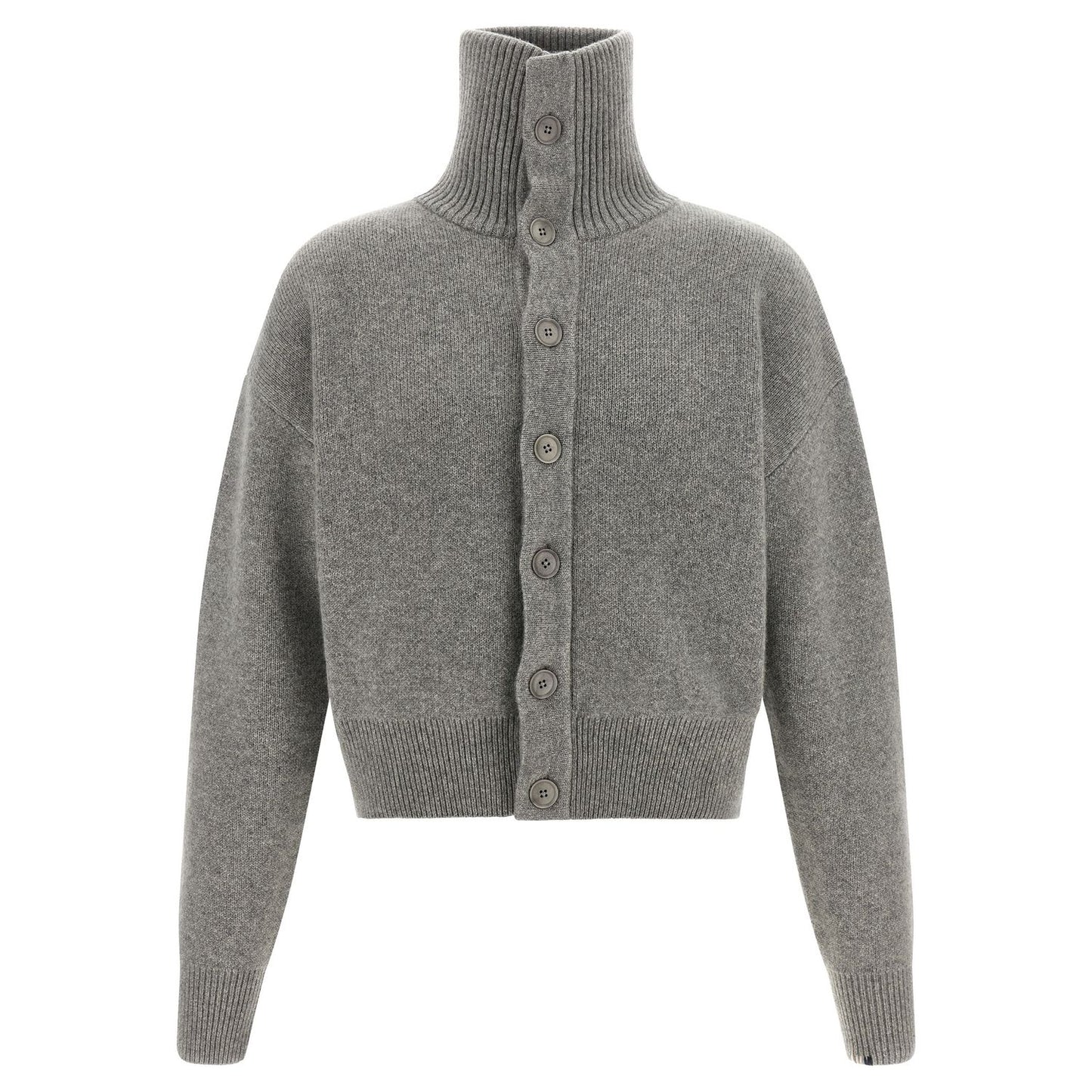 Extreme Cashmere Gray Cashmere Cardigan