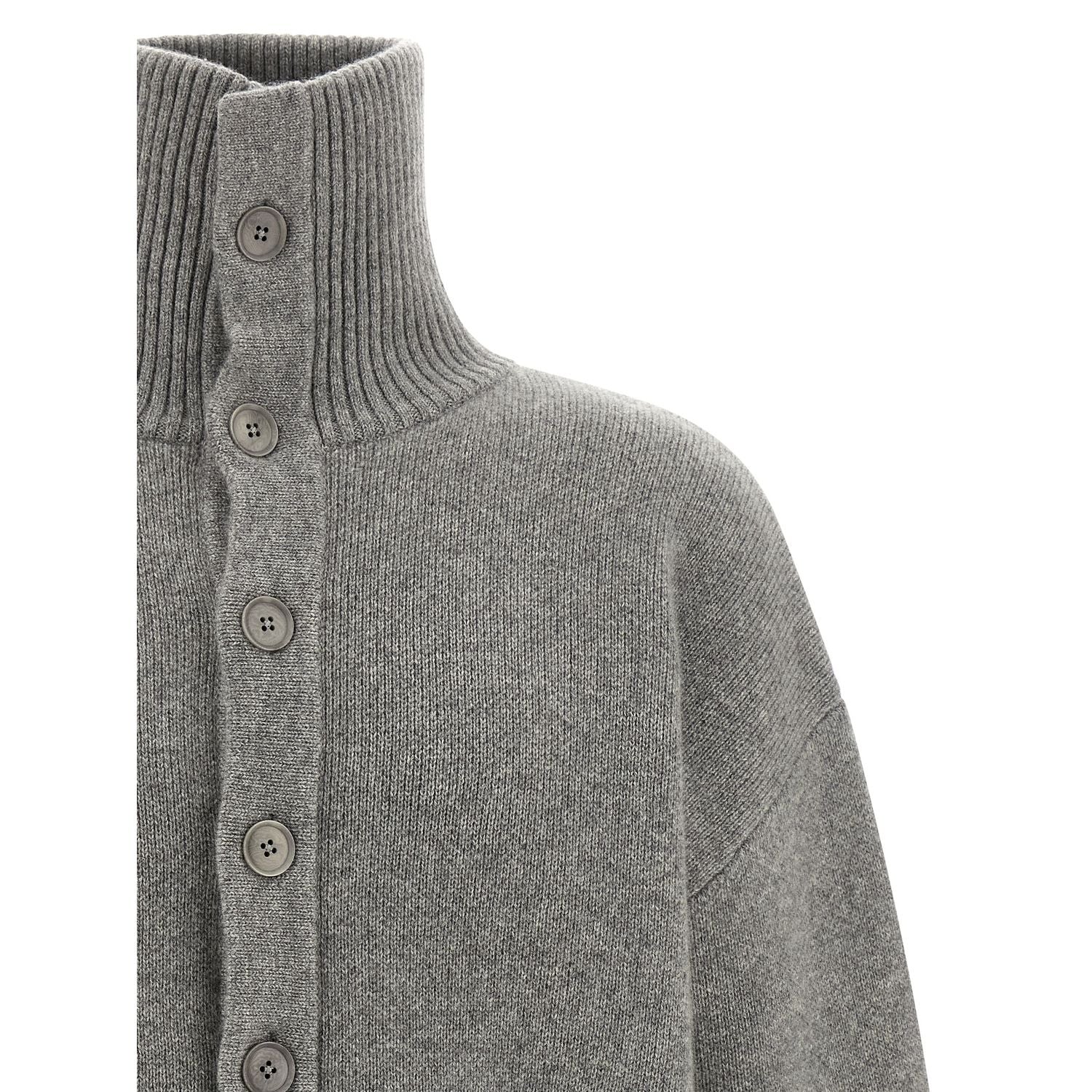 Extreme Cashmere Gray Cashmere Cardigan