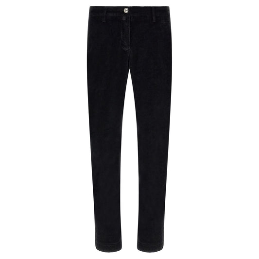 Jacob Cohen Black Cotton Chino Pants