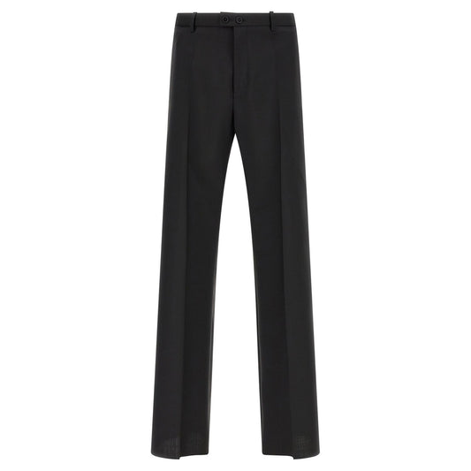 Jil Sander Black Virgin Wool Dress Pants
