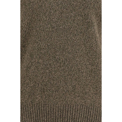 Brooksfield Brown Wool Oves Aries Sweatshirt