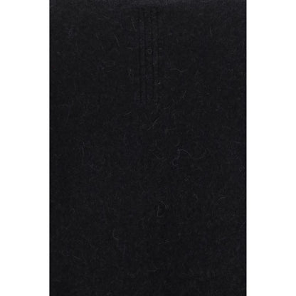 Rick Owens Black Alpaca Vicugna Pacos Sweatshirt