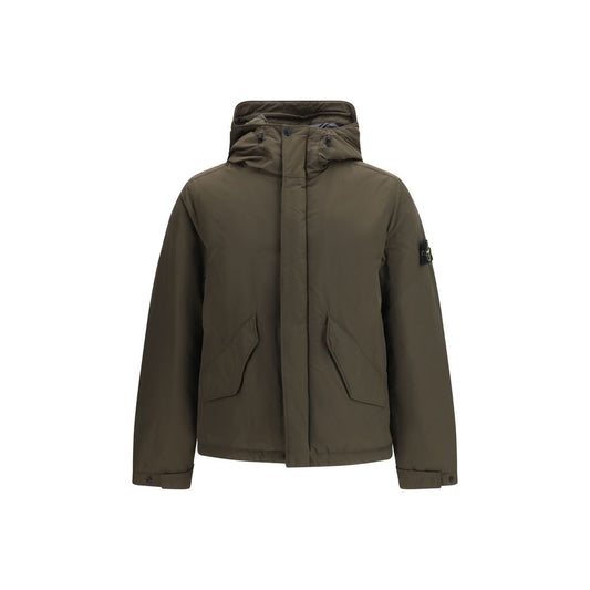 Stone Island Bicolor Polyester Shell Jacket