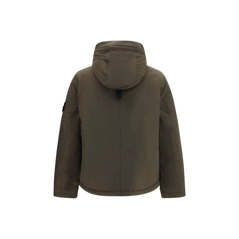Stone Island Bicolor Polyester Shell Jacket