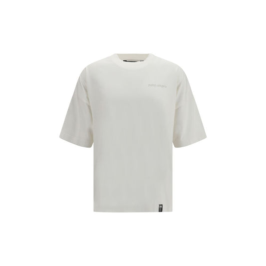 Palm Angels White Cotton T-Shirt