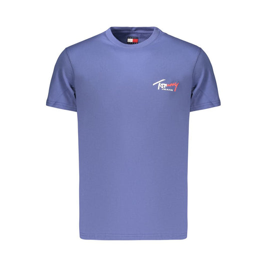 Tommy Hilfiger Blue Cotton Men's T-Shirt