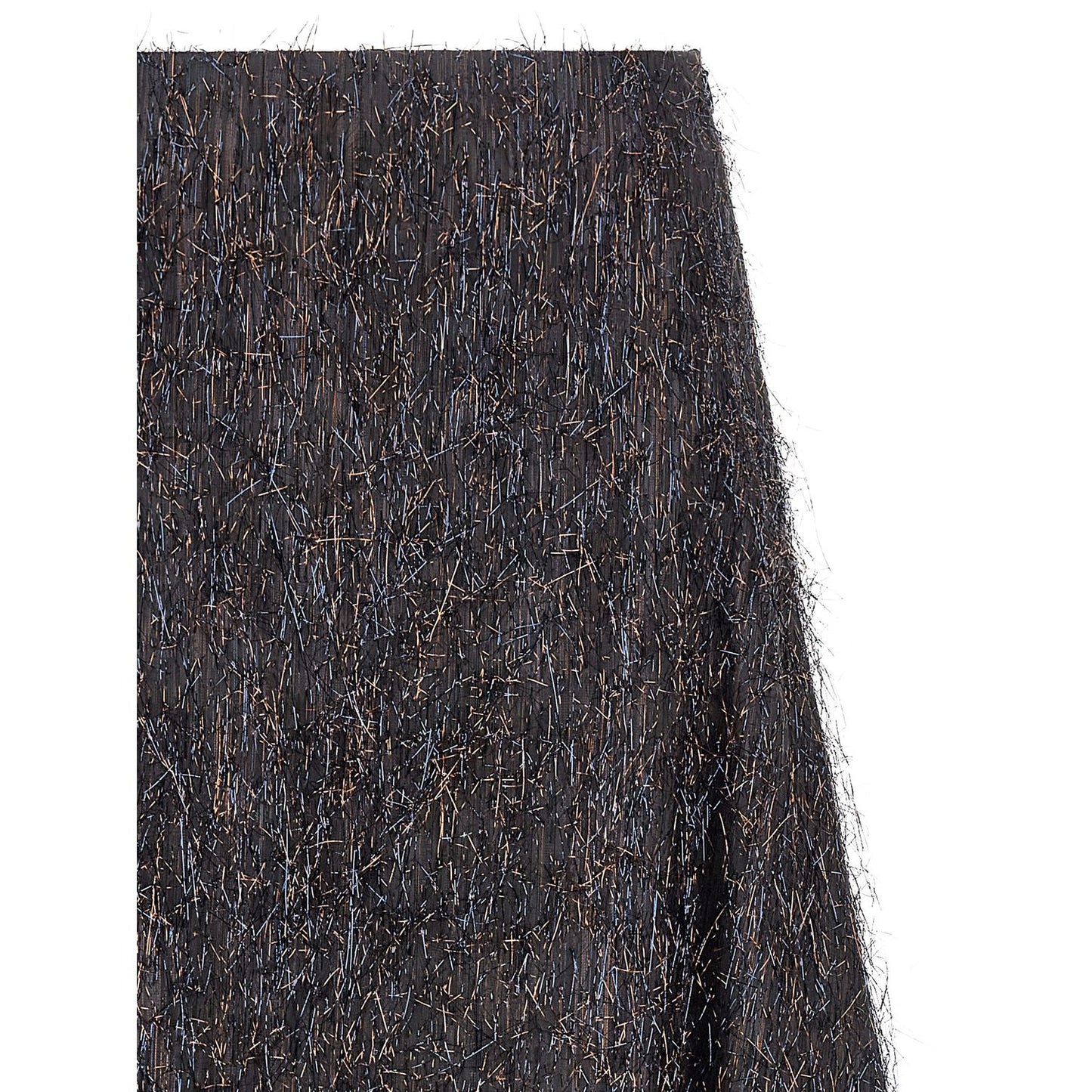 Peserico Blue Viscose Midi Skirt
