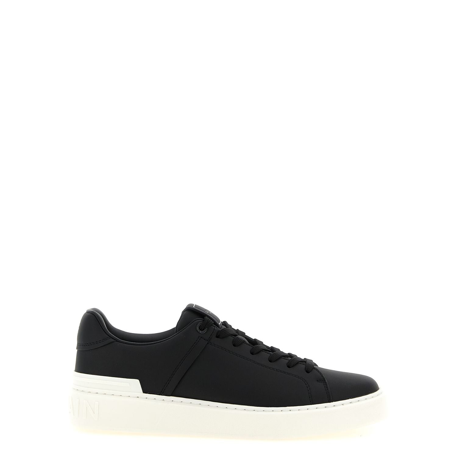 Balmain Bicolor Calfskin Low Top Sneakers