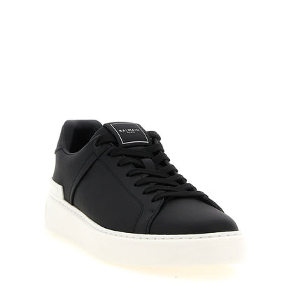 Balmain Bicolor Calfskin Low Top Sneakers