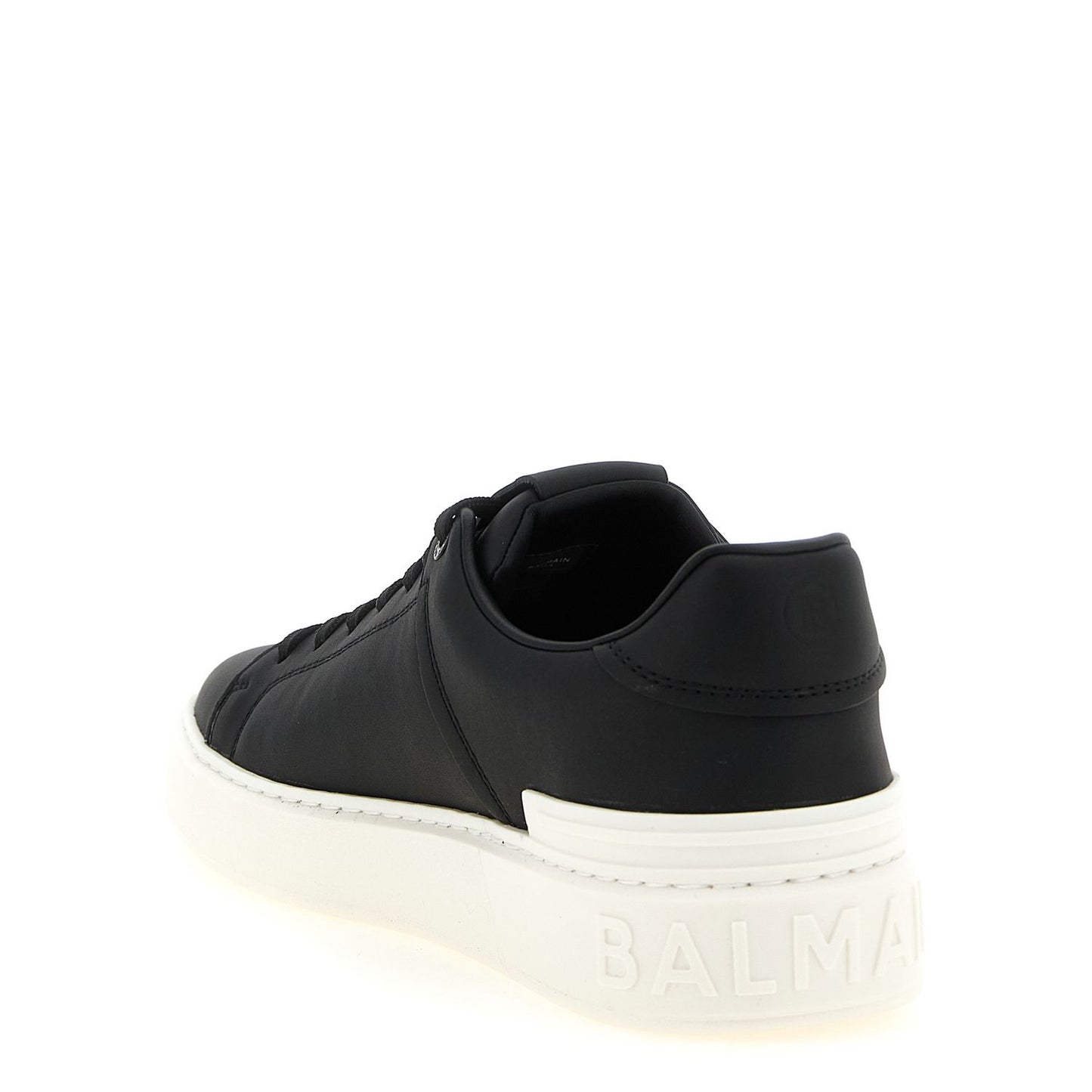 Balmain Bicolor Calfskin Low Top Sneakers
