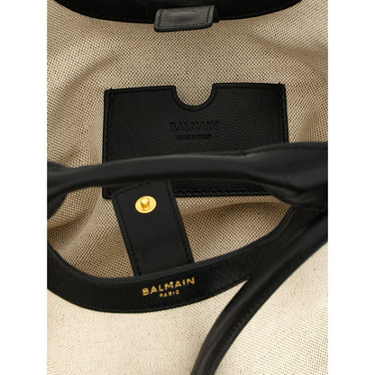 Balmain Bicolor Cotton Tote Bag