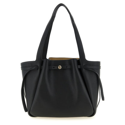 Tory Burch Black Cowhide Tote Bag