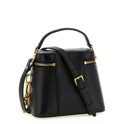 Balmain Black Buffalo Leather Handbag