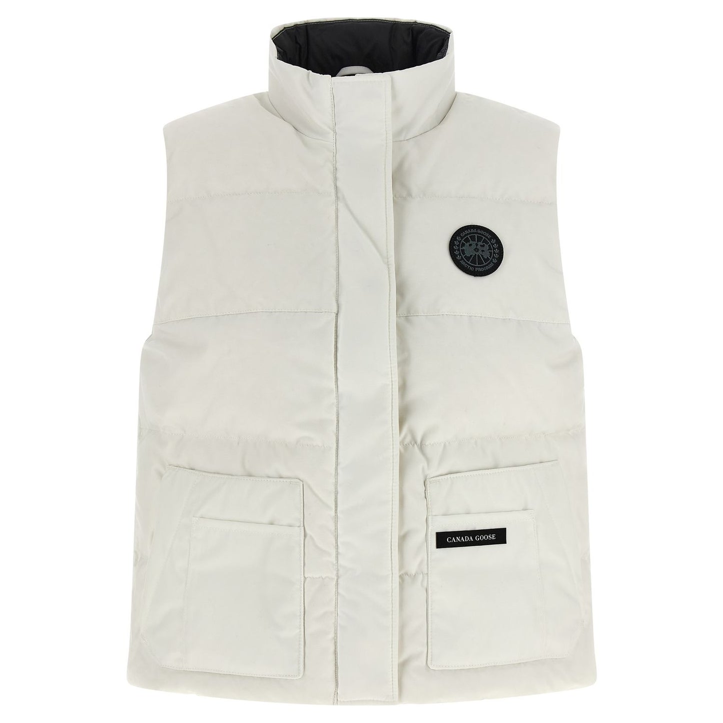 Canada Goose White Polyester Sleeveless Jacket