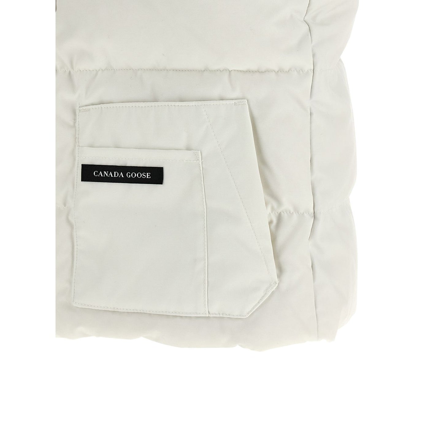 Canada Goose White Polyester Sleeveless Jacket