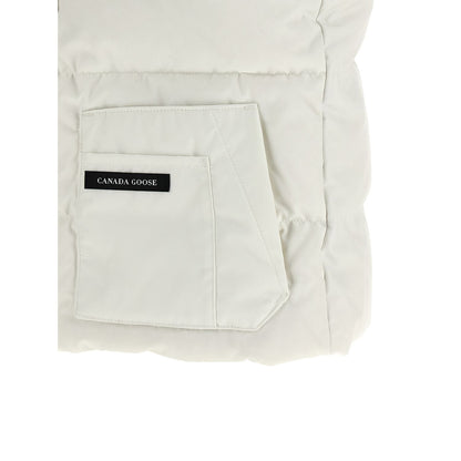 Canada Goose White Polyester Sleeveless Jacket