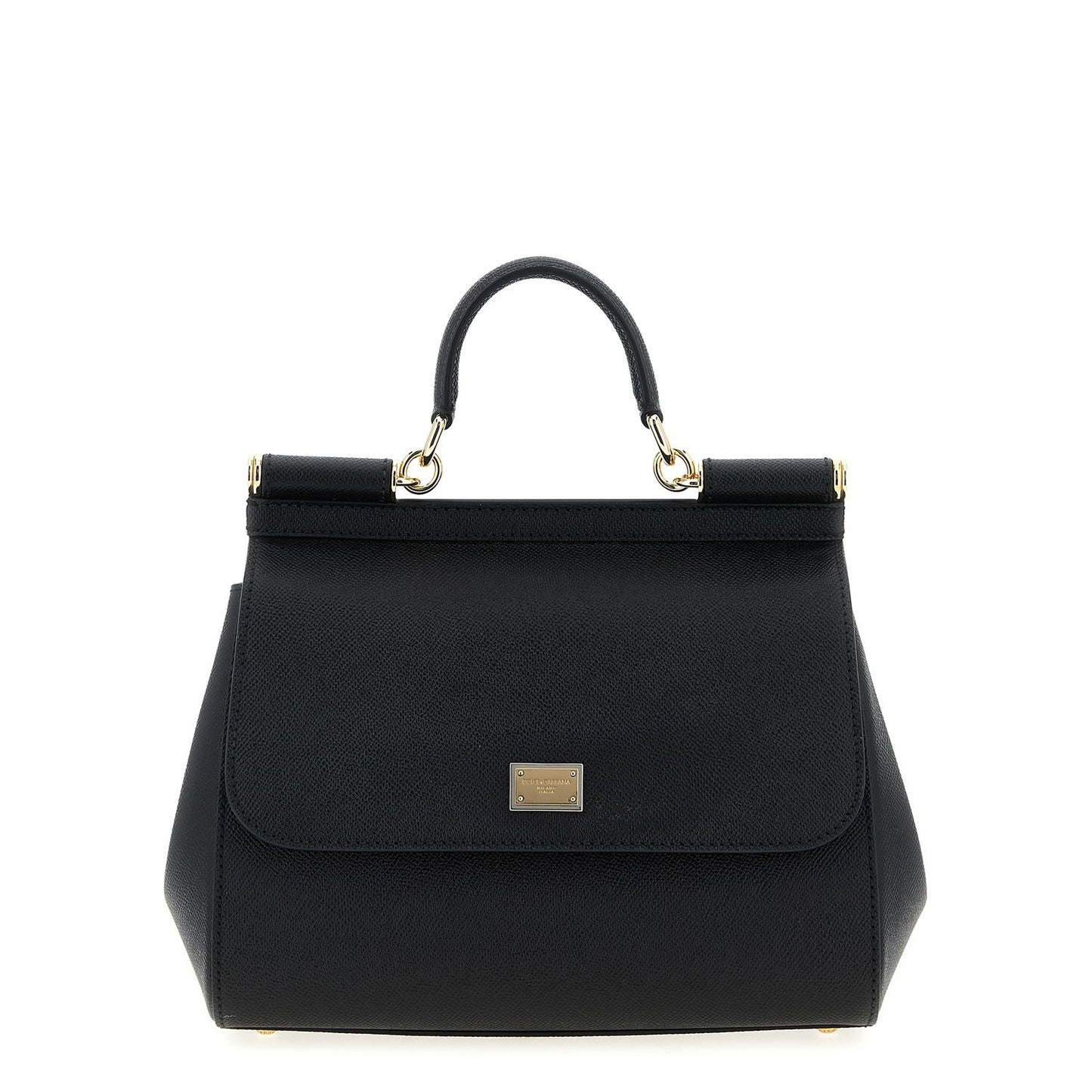 Dolce & Gabbana Black Calfskin Handbag