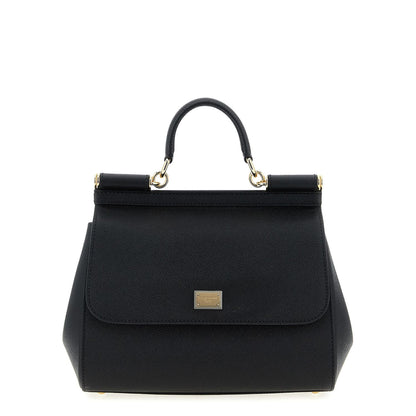 Dolce & Gabbana Black Calfskin Handbag