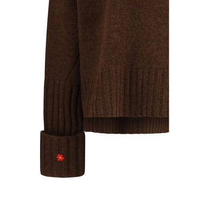 Tory Burch Brown Wool Oves Aries Sweatshirt