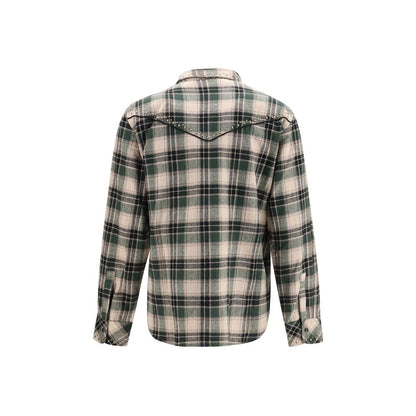 P.A.R.O.S.H. Bicolor Cotton Pattern Shirt