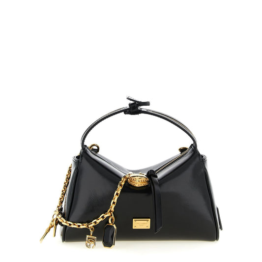 Dolce & Gabbana Black Calfskin Handbag