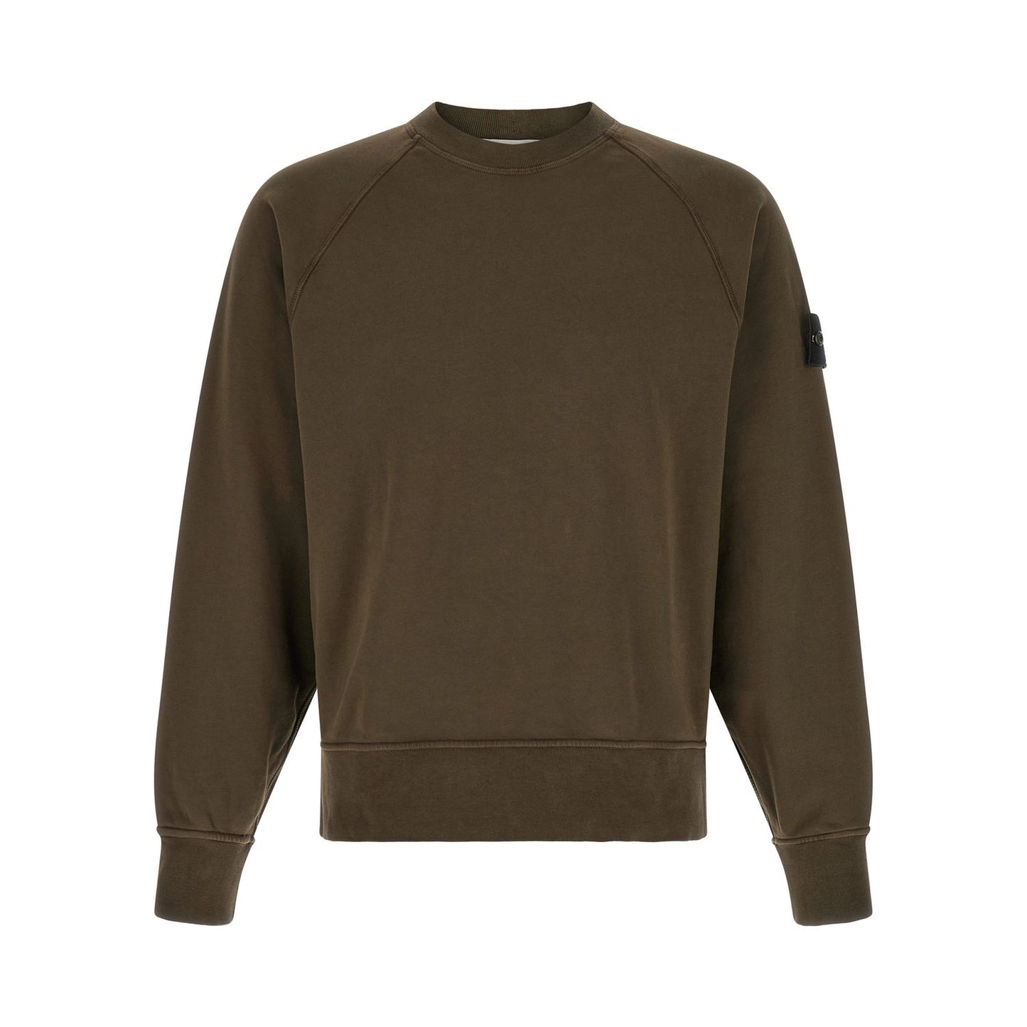 Stone Island Gray Cotton Sweatshirt