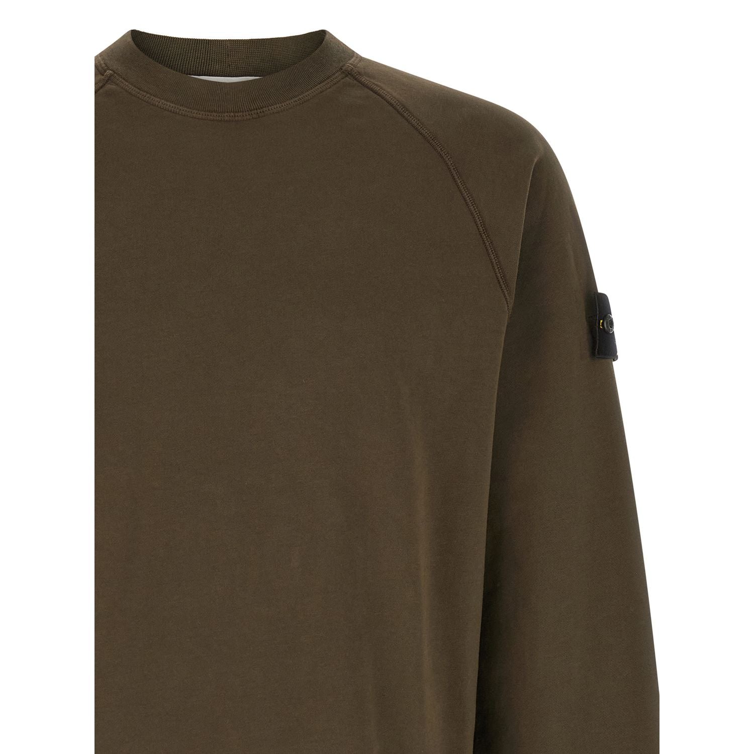 Stone Island Gray Cotton Sweatshirt