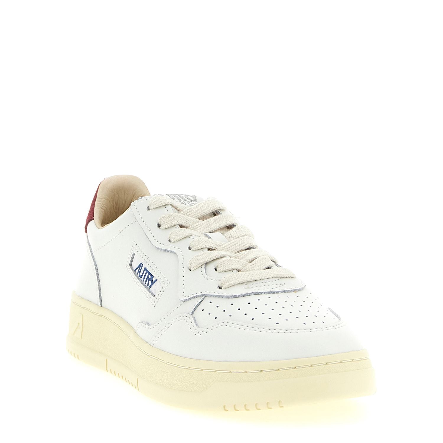Autry Bordeaux Cowhide Athletic Sneakers