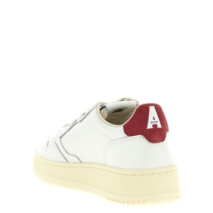 Autry Bordeaux Cowhide Athletic Sneakers