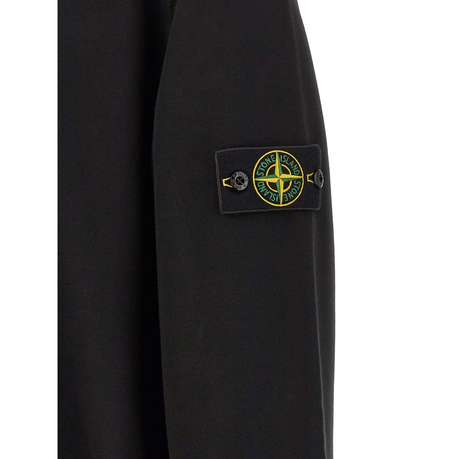 Stone Island Black Cotton Sweatshirt
