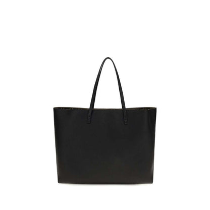 Fendi Black Calf Leather Bos Taurus Shoulder Bag