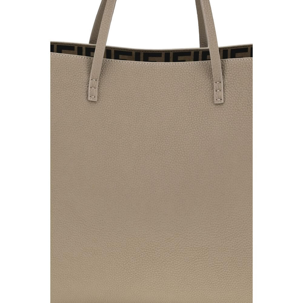 Fendi Beige Calf Leather Bos Taurus Shoulder Bag
