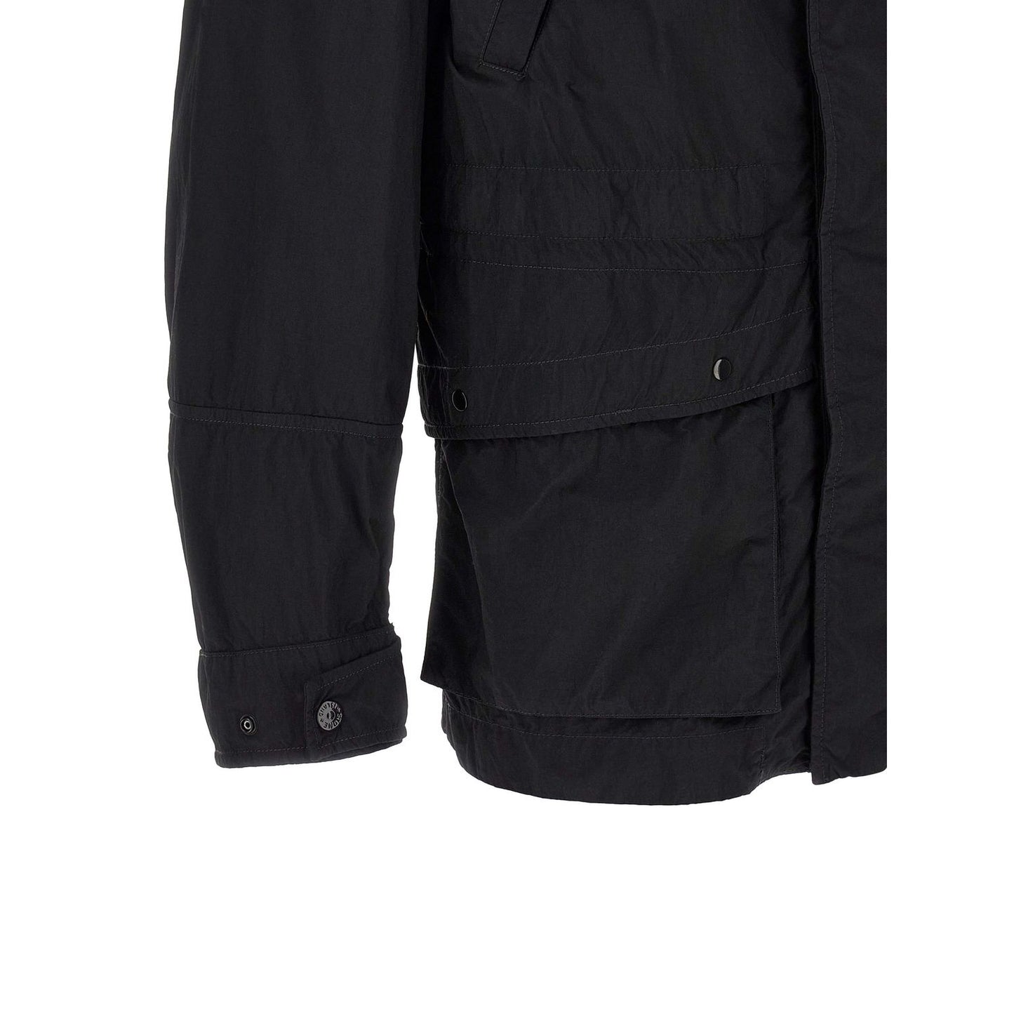 Stone Island Black Polyamide Shell Jacket