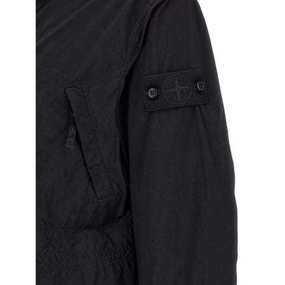 Stone Island Black Polyamide Shell Jacket