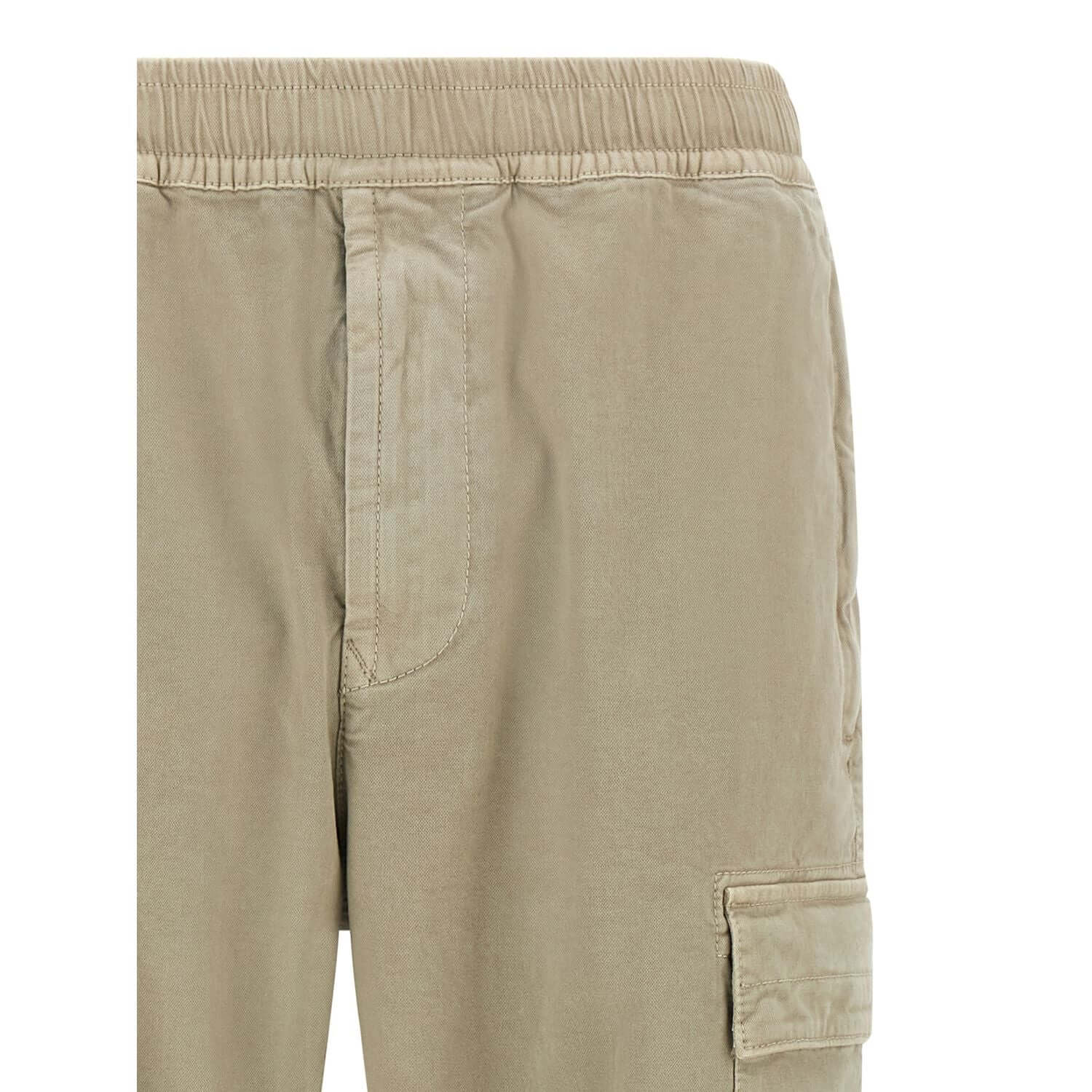Stone Island Beige Cotton Cargo Pants