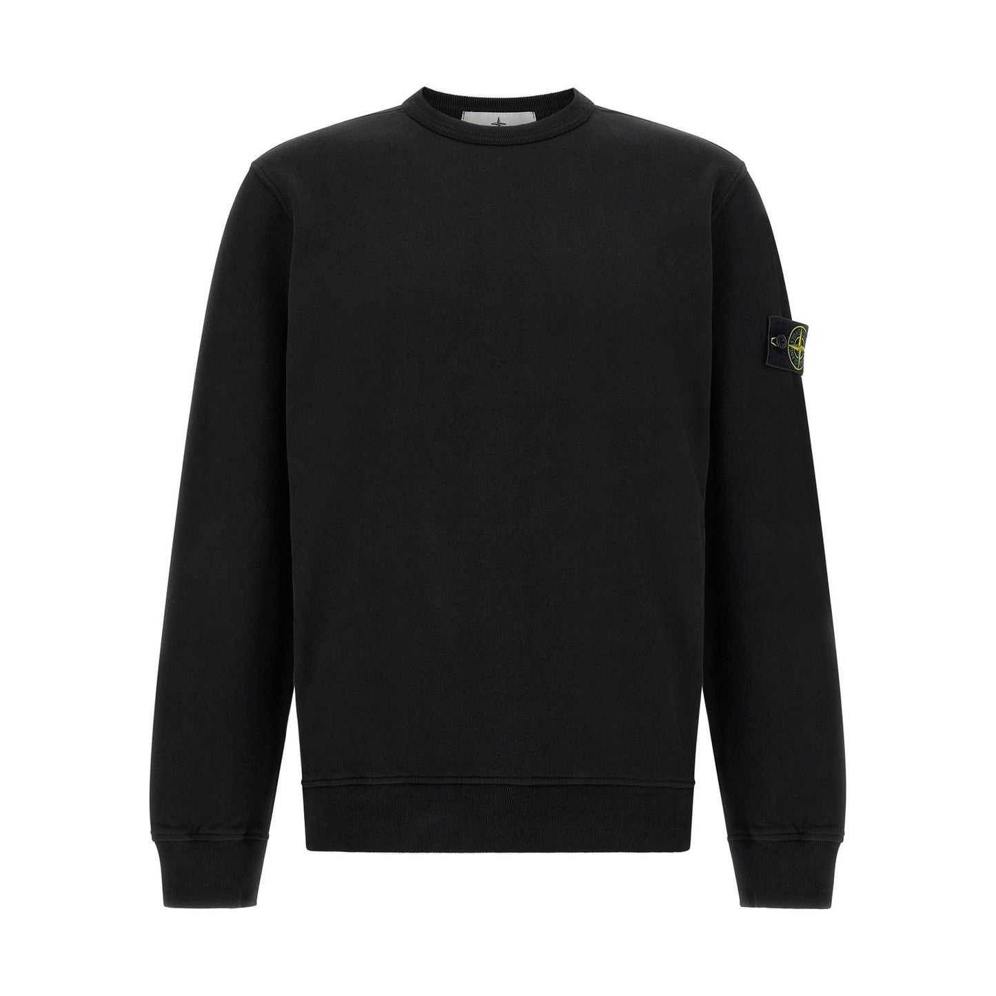 Stone Island Black Cotton Sweatshirt