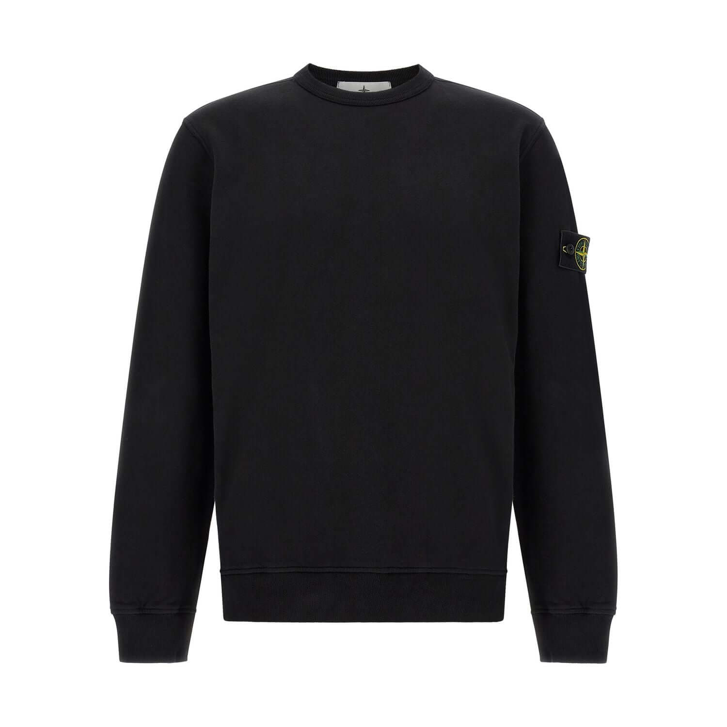 Stone Island Black Cotton Sweatshirt