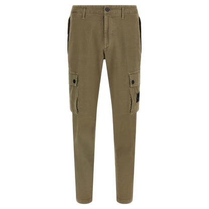 Stone Island Bicolor Cotton Cargo Pants