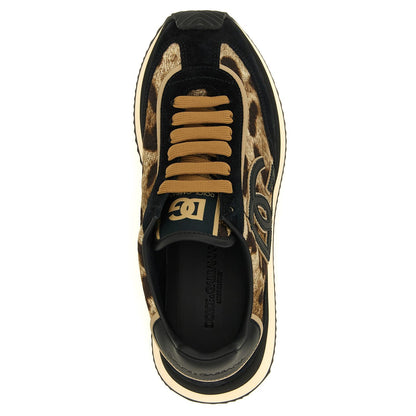 Dolce & Gabbana Multicolor Cotton Low Top Sneakers
