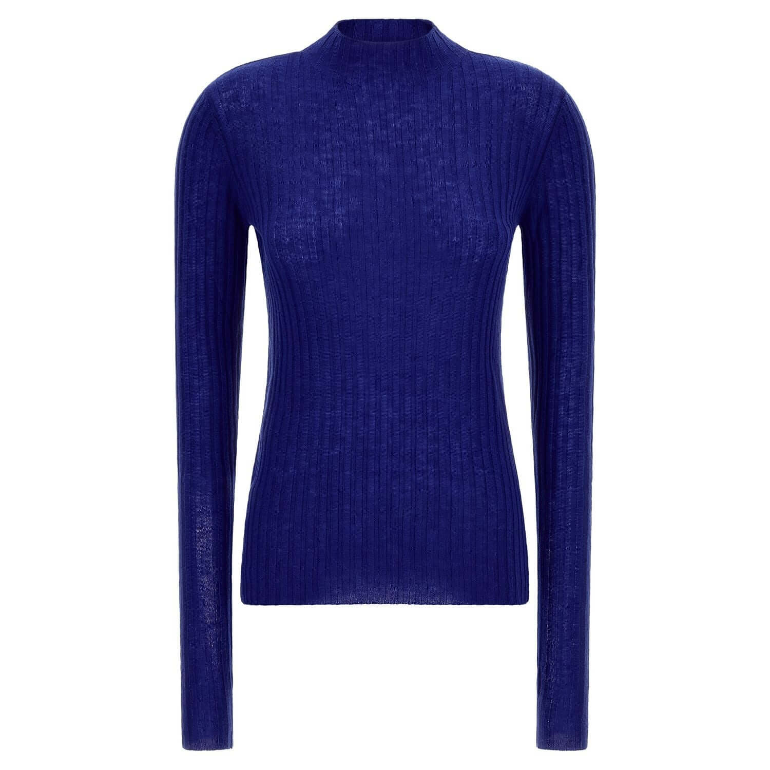 PINKO Blue Wool Cardigan