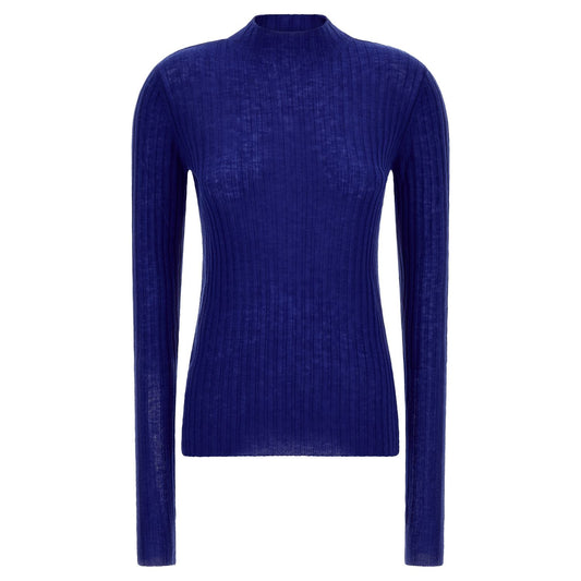 PINKO Blue Wool Cardigan