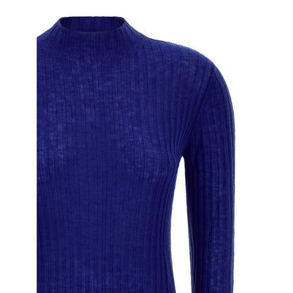 PINKO Blue Wool Cardigan