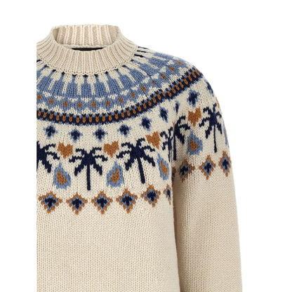 Alanui Multicolor Virgin Wool Cardigan