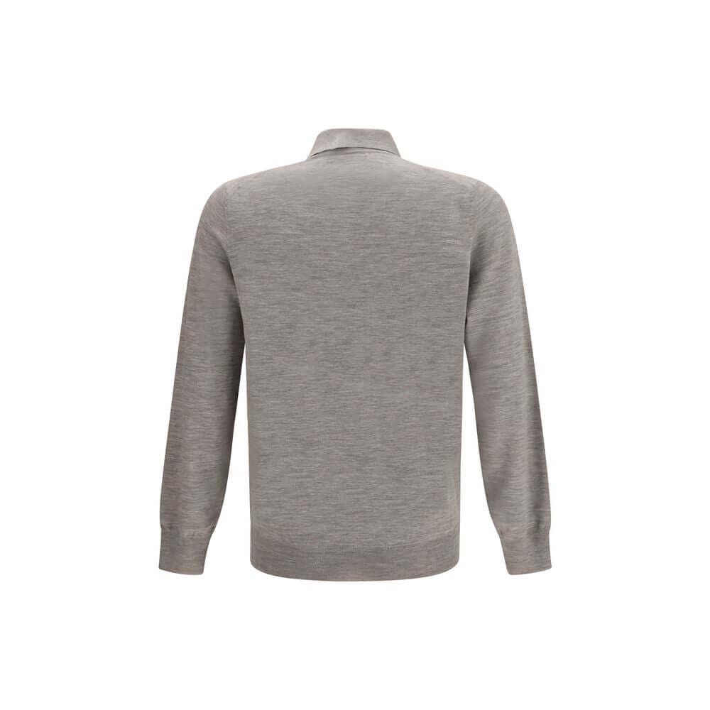 Brunello Cucinelli Gray Cashmere Sweatshirt