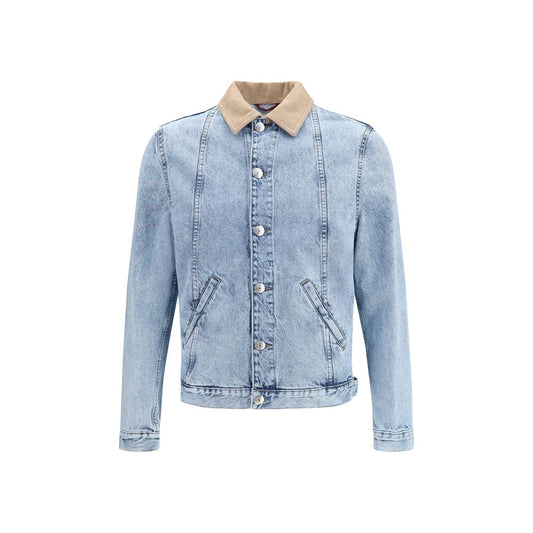 Brunello Cucinelli Blue Cotton Denim Jacket