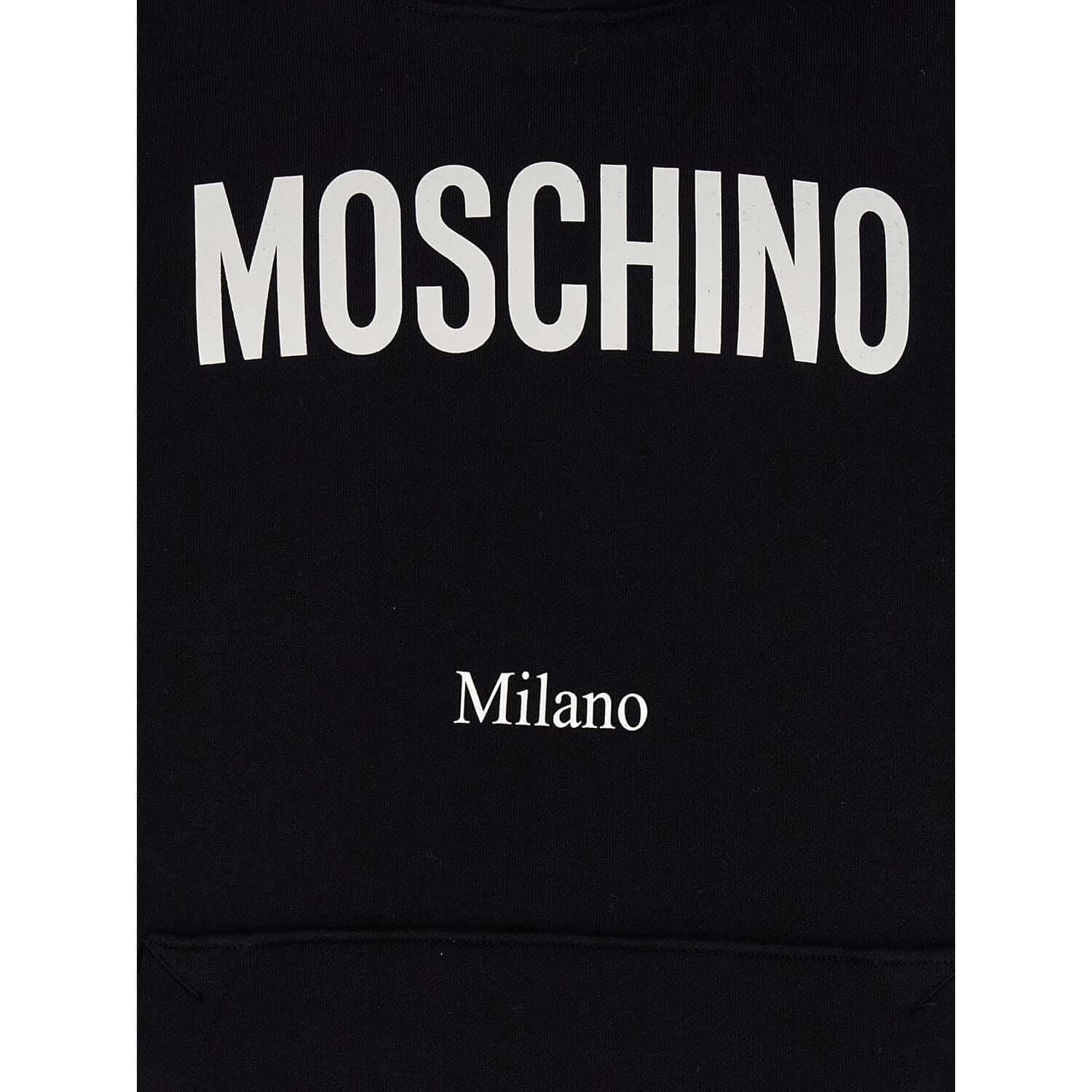 Moschino Black Cotton Sweatshirt