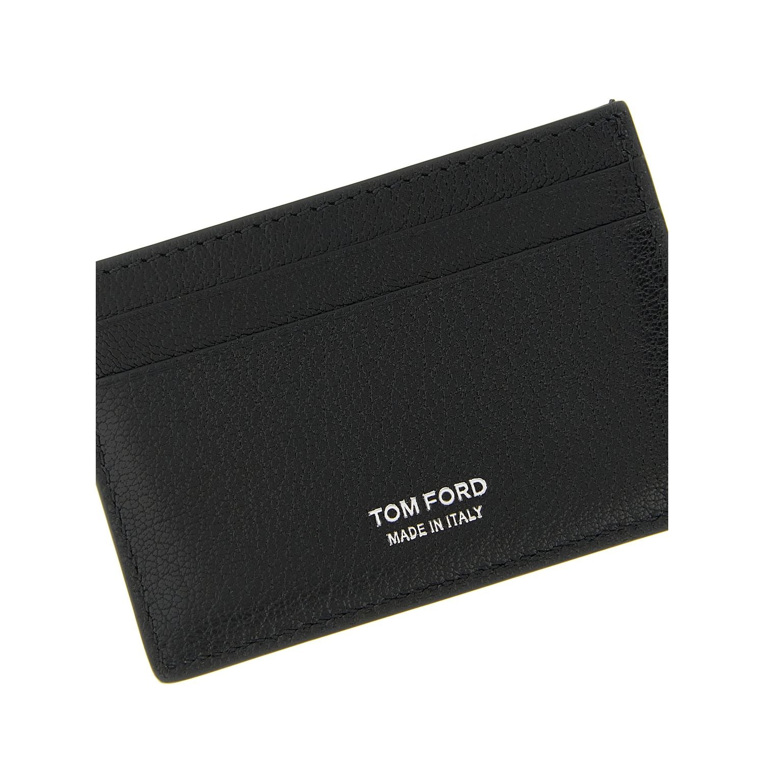 Tom Ford Black Goatskin Cardholder