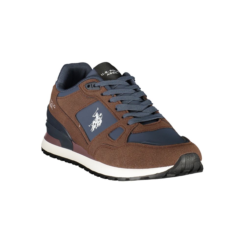 U.S. POLO ASSN. Brown Polyurethane Men's Sneaker