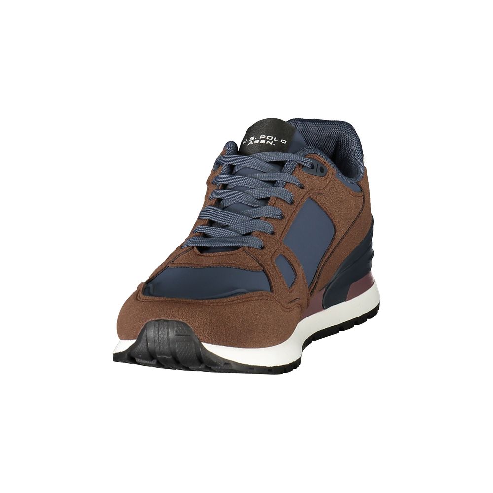 U.S. POLO ASSN. Brown Polyurethane Men's Sneaker